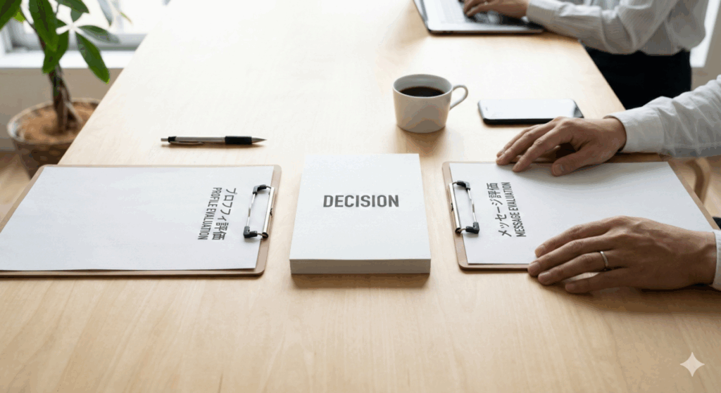 2段階を組み合わせた「ハサミ打ち」判定法